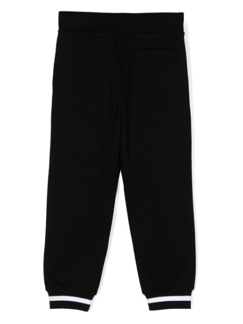 mid-rise cotton track trousers