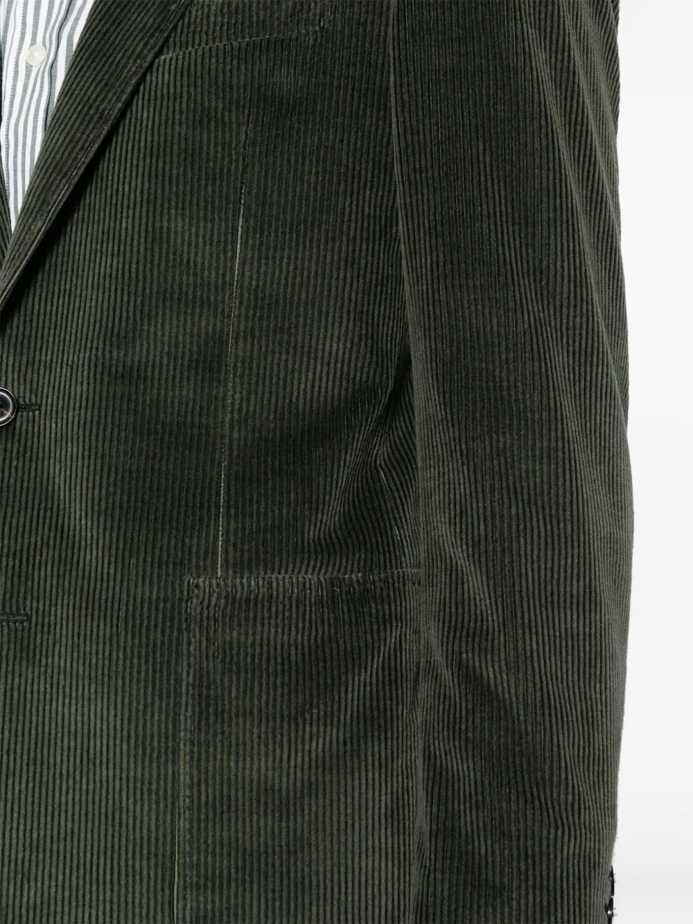 Canali Maatpak met enkele rij knopen Groen