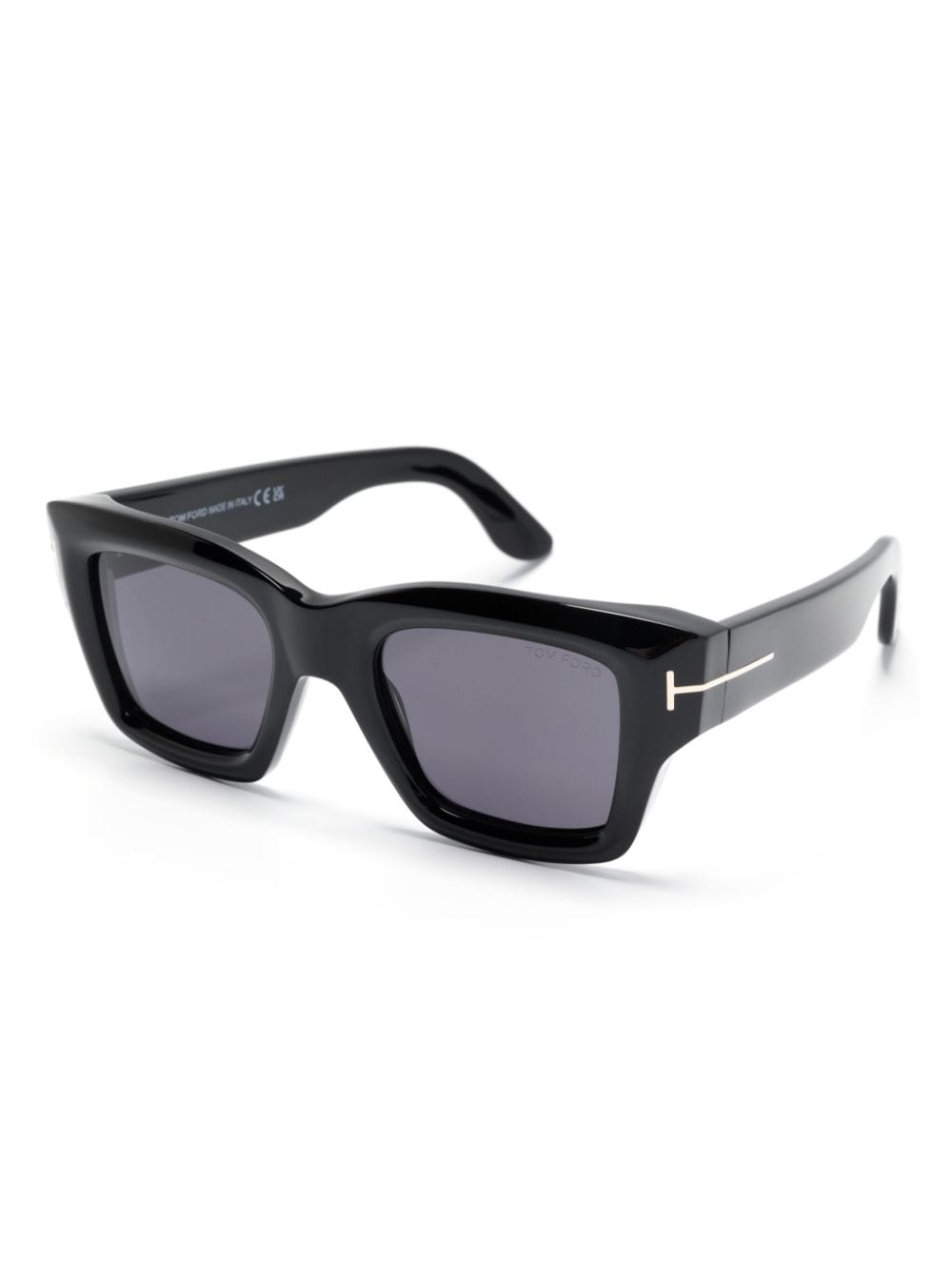 Shop Tom Ford Ilias Square-frame Sunglasses In Black