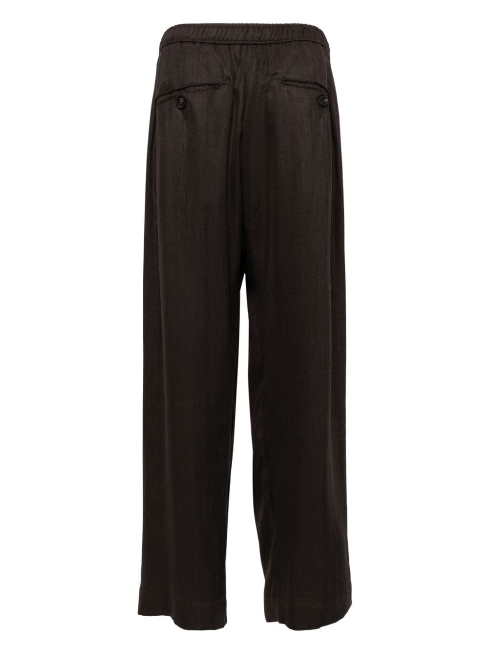 Ziggy Chen drawstring loose-fit trousers - Bruin