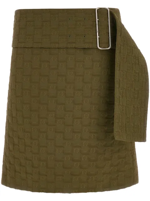 Ferragamo monogram mini skirt