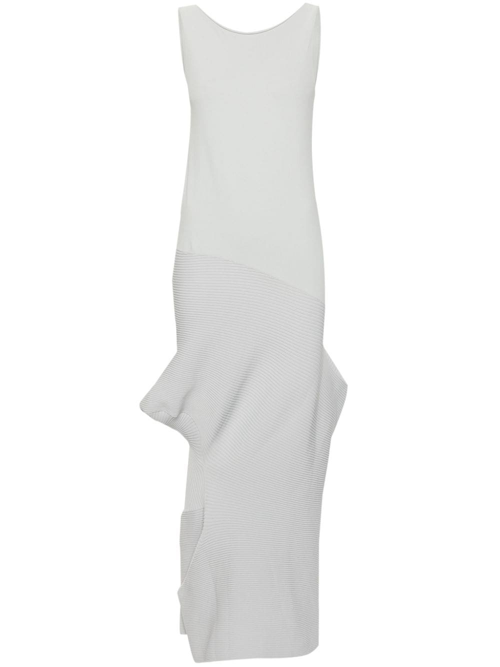 Issey Miyake Emerge Maxi Dress In Grey