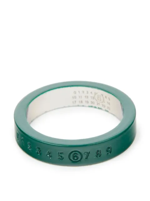 MM6 Maison Margiela logo-engraved ring