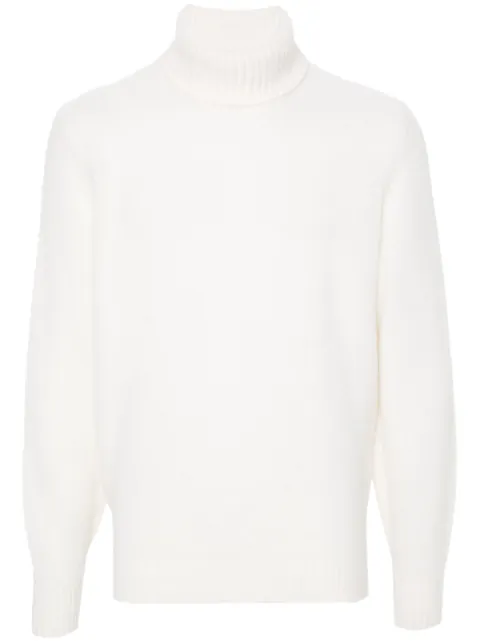 Eleventy roll-neck brushed jumper