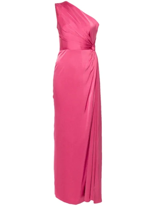 Robe satinée à design à une épaule - Alex Perry - Modalova