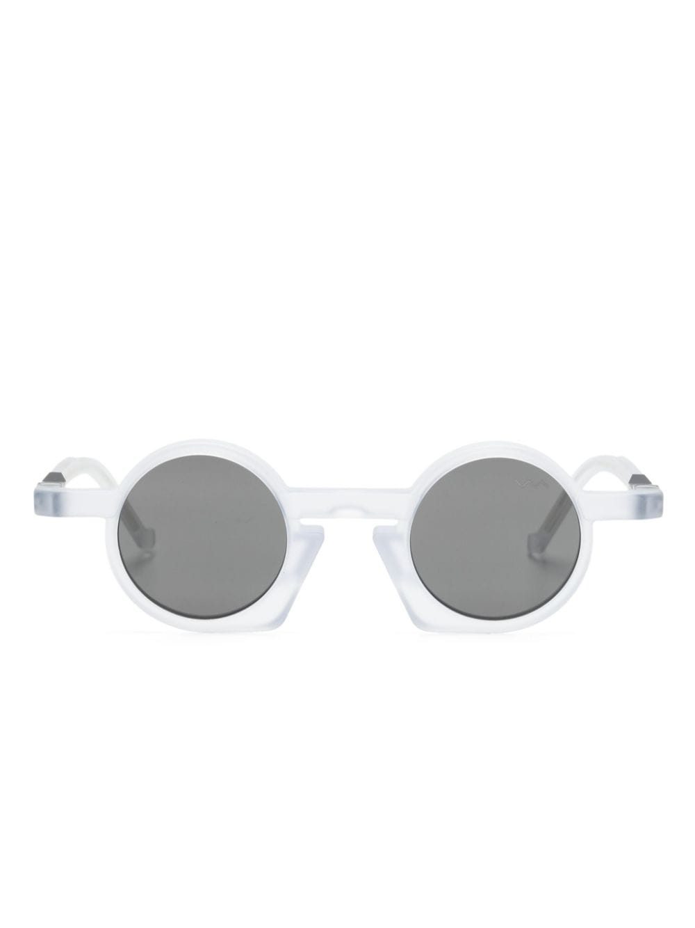 Vava Eyewear Bl0043 Round-frame Sunglasses In White