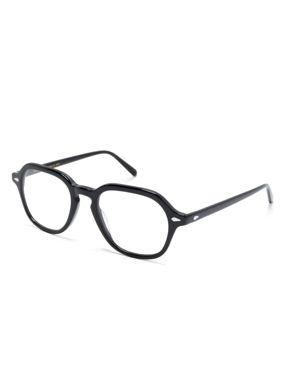 Moscot Yenem bril met rond montuur - Zwart