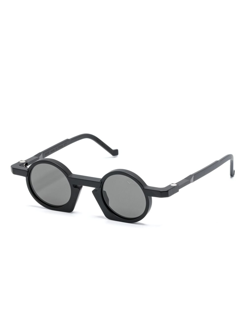 Shop Vava Eyewear Bl0043 Round-frame Sunglasses In Schwarz