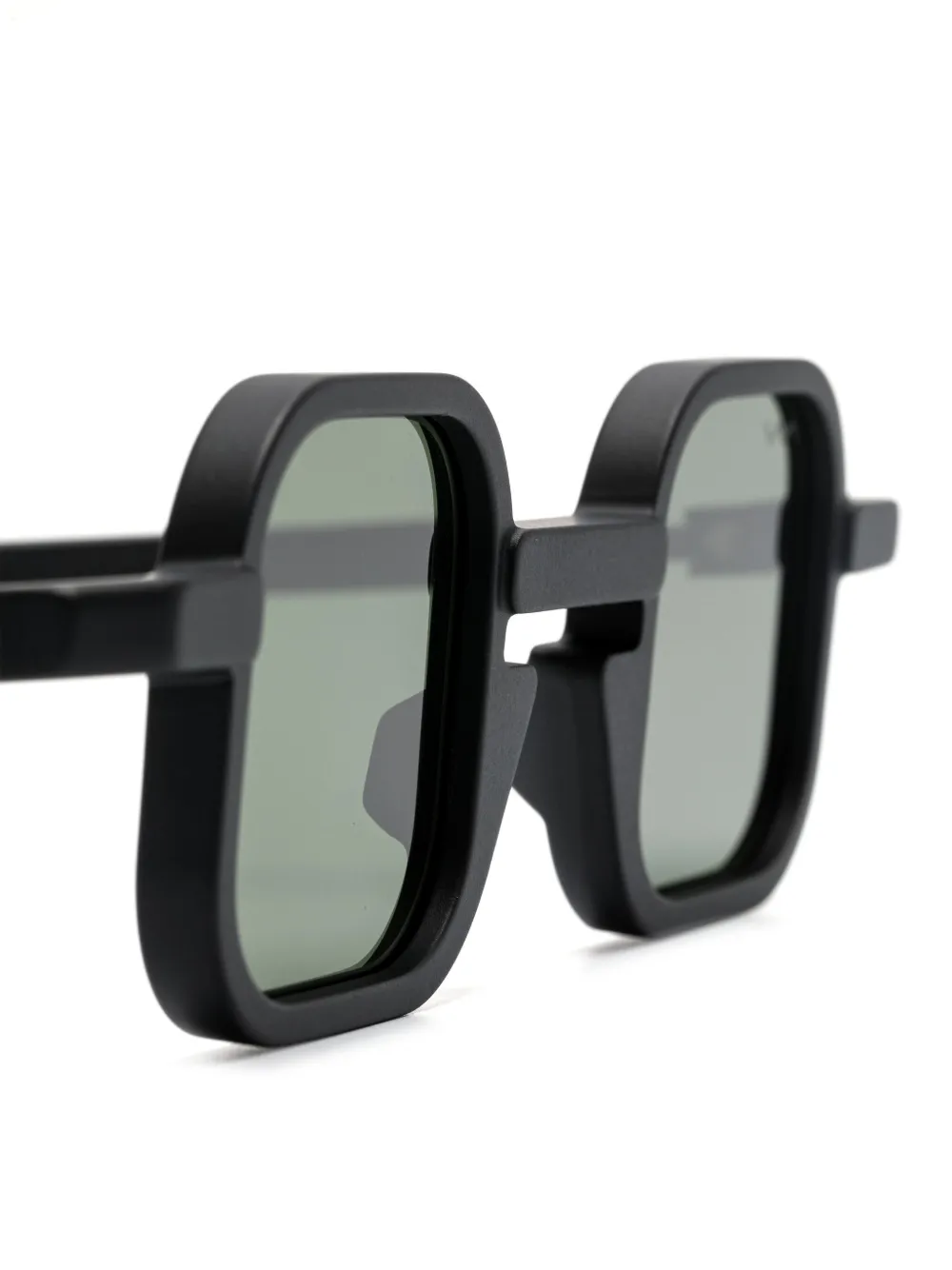 VAVA Eyewear WL0067 zonnebril met vierkant montuur Zwart