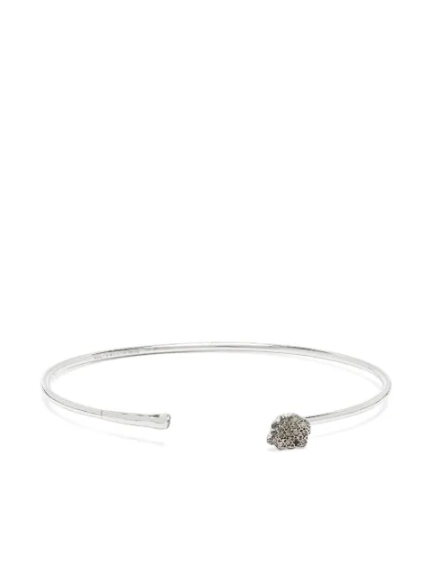 Rosa Maria bracelet torque pavé de diamants