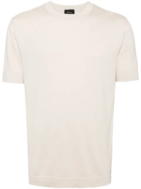 Brioni knitted crew-neck T-shirt