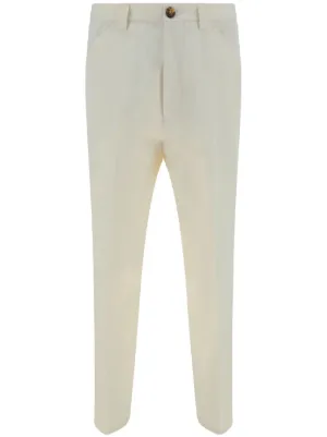 Brunello Cucinelli ボタン チノパンツ | ニュートラル | FARFETCH JP