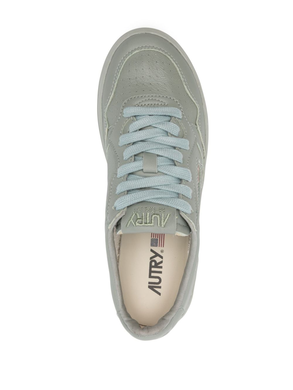 Autry Medalist leather sneakers Green