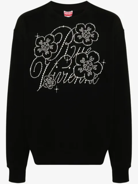Kenzo Constellation-embroidered cotton sweatshirt