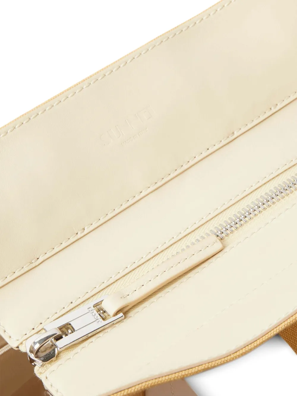 Sunnei Tweekleurige shopper Beige