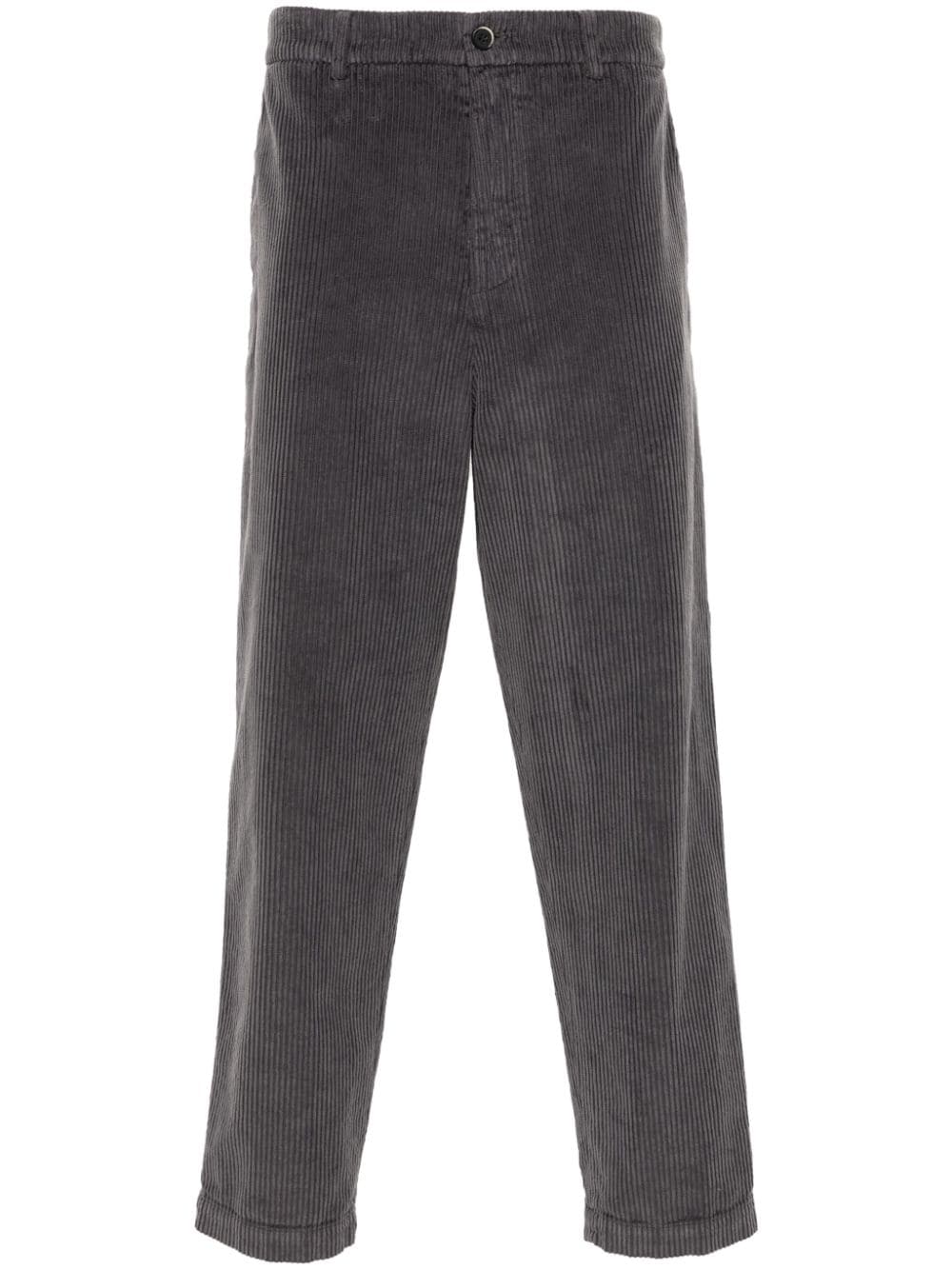 Shop Barena Venezia Canasta Loose-cut Trousers In Grau