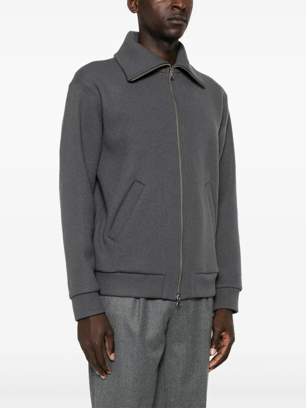 Barena Venezia Alon Zip-up Cardigan In Grey