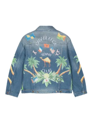 ジャケット・アウター Casablanca Tie Dye denim jacket Casablanca Tie Dye denim jacket