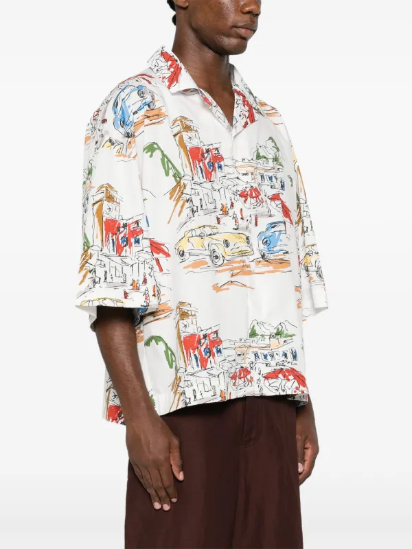 ジャックムス Jacquemus La Chemise Casaco Shirt Jacquemus La Chemise Casaco Cotton Shirt | White | FARFETCH