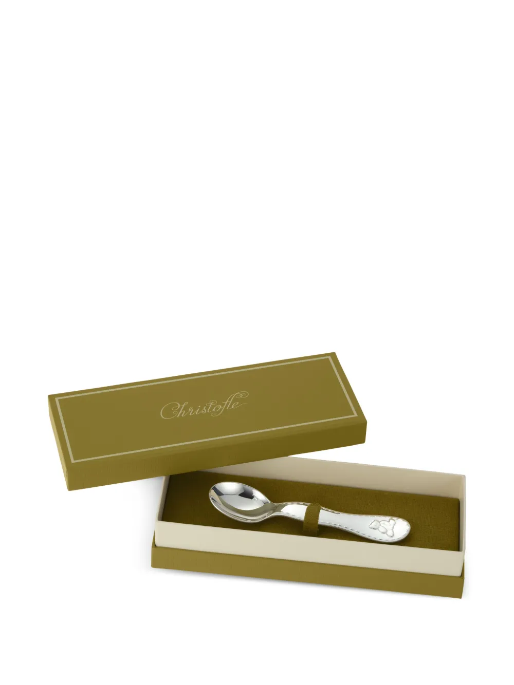Christofle Charlie Bear Baby Spoon In Silver