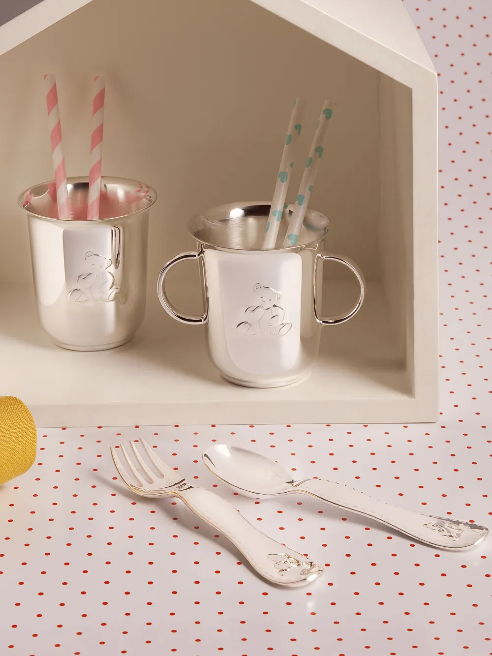 Christofle Charlie Bear Babytasse In Silber