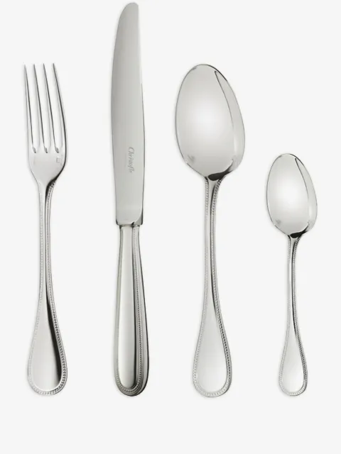 Christofle Perles 24-piece flatware set (six-person setting)