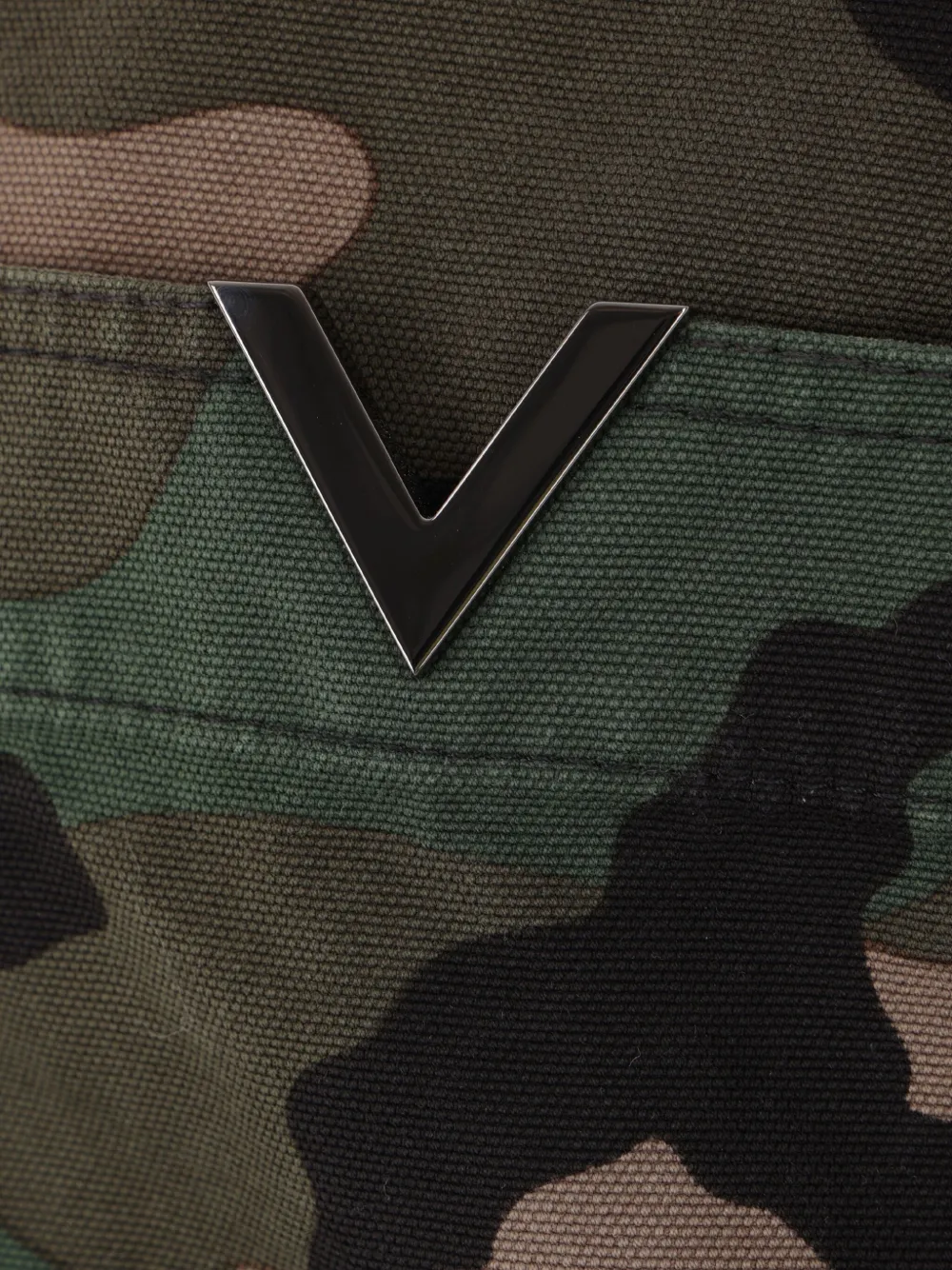 Valentino Garavani VLogo jack met camouflageprint Groen