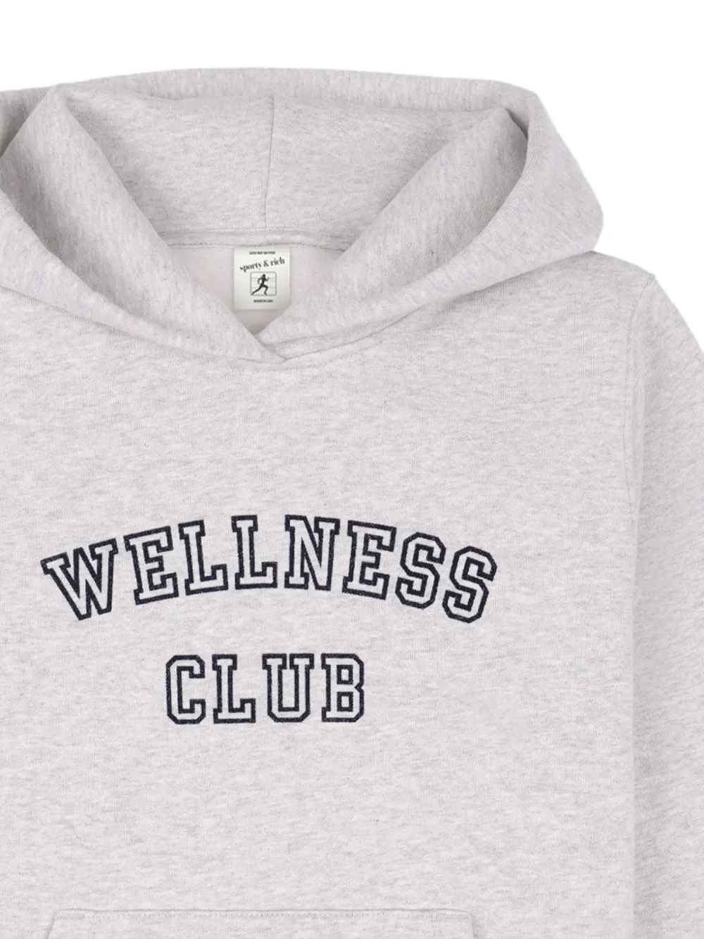 SPORTY & RICH KIDS Hoodie met lange mouwen Grijs