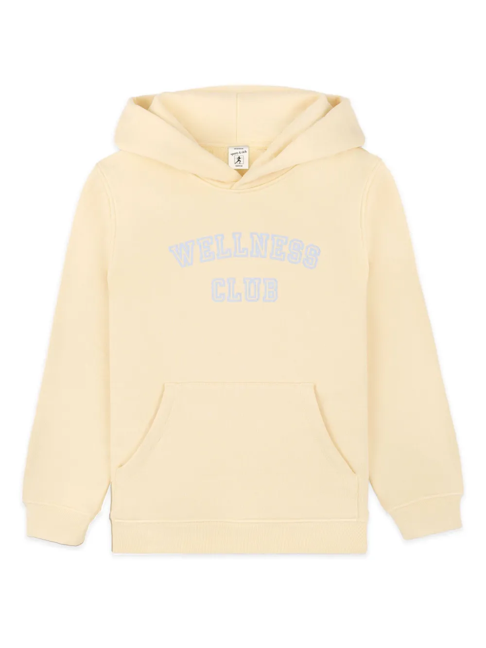SPORTY & RICH KIDS Felpa Wellness Club con cappuccio - Toni neutri