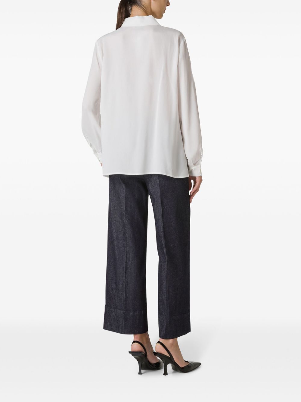 Shop Marina Rinaldi Betty Shirt In White