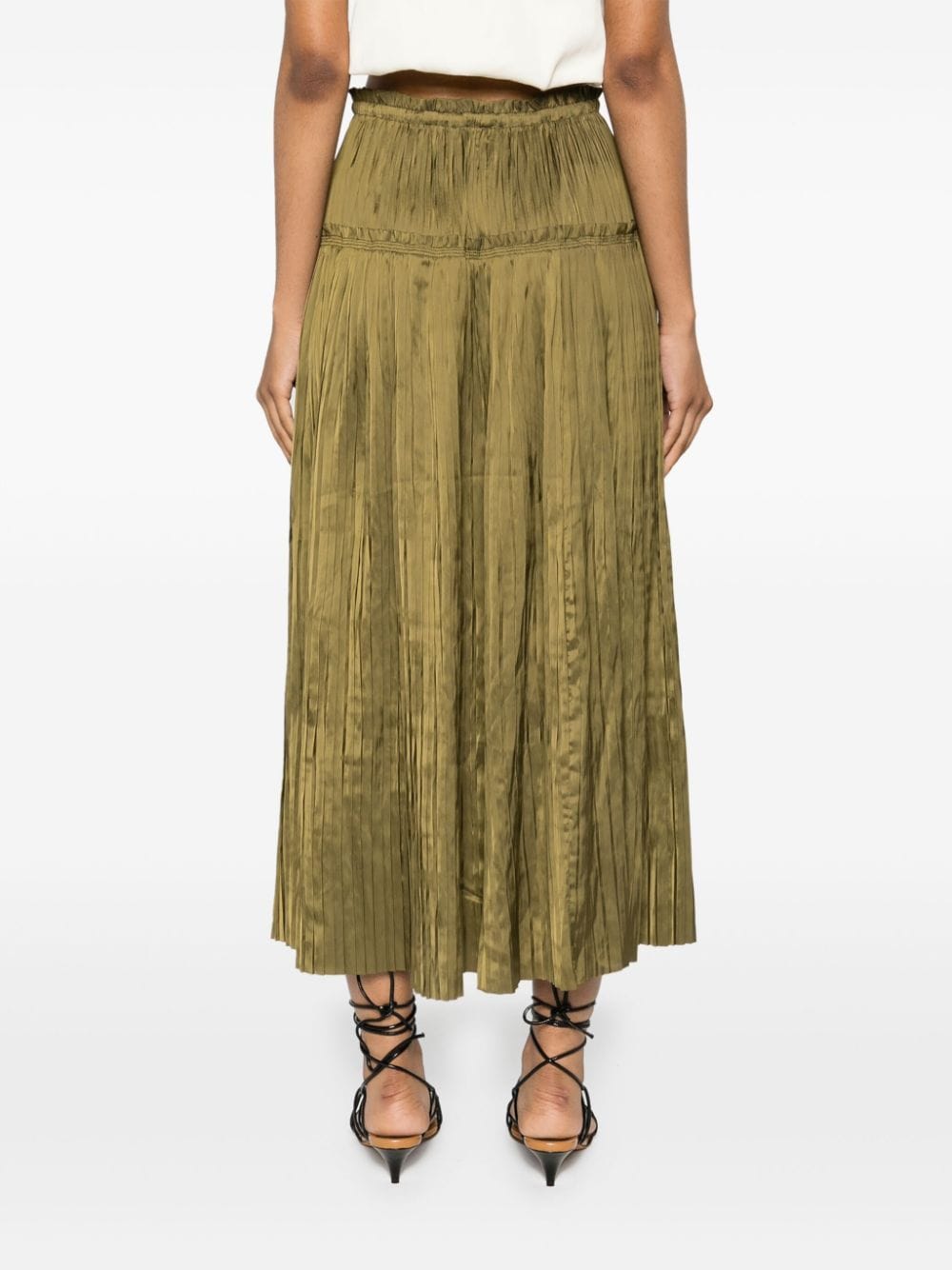 ULLA JOHNSON MALIA MIDI SKIRT 