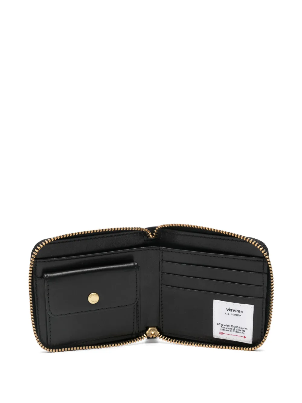 visvim Leren portemonnee Zwart