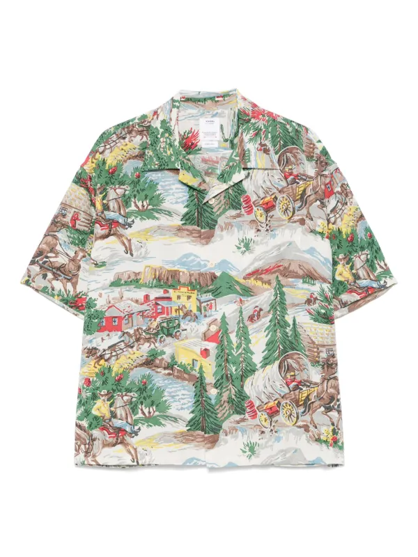 極美品23ss VISVIM ヴィズヴィム CROSBY SHIRT中村鶴柄半袖 24138895_59021588_600.jpg