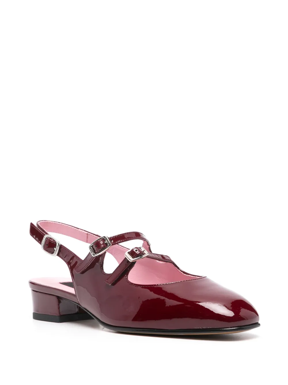 CAREL PARIS PECHE PATENT MARY JANES PUMPS 