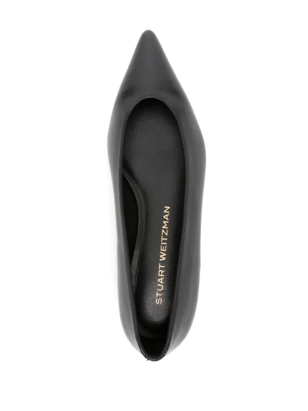 Stuart Weitzman レザーパンプス | ブラック | FARFETCH JP