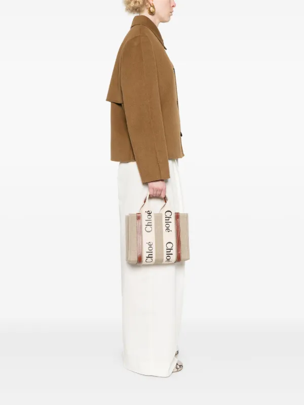 Chloé Small Woody Tote Bag | White | FARFETCH