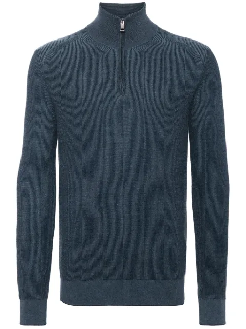 Brioni half-zip jumper