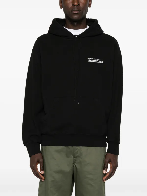 HOT Felpa Carhartt Wip Felpa Nera Cappuccio Retro Carhartt WIP