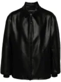 Y-3 Pleather faux-leather jacket - Black