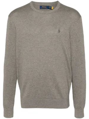 Polo Ralph Lauren Polo-Pony Cotton Sweatshirt | Brown | FARFETCH