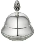 Christofle Vertigo individual butter dish - Silver