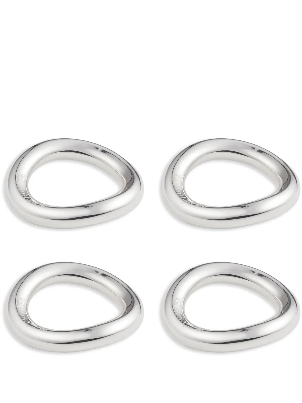 Christofle Vertigo knives and chopstick rests (set of four) | Silver | Image 1