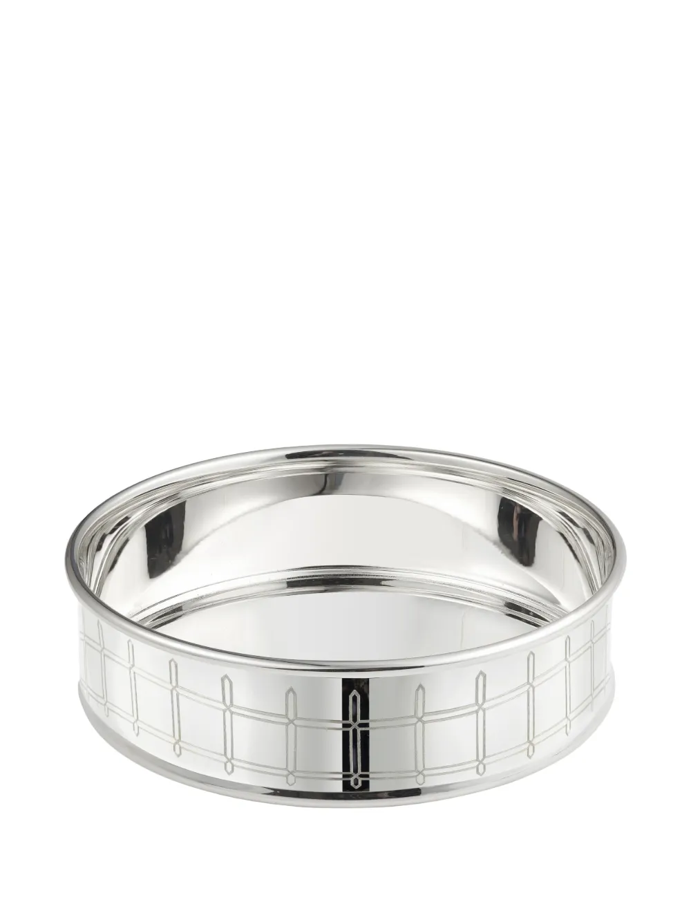 Christofle anillo de botella de vino Graphik | plateado | Image 1