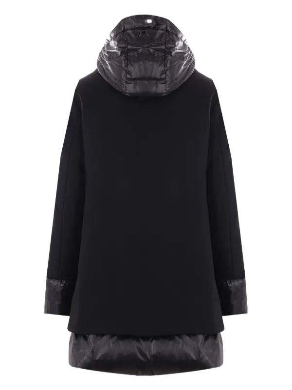 ジャケット HERNO Women Outer GI00078DL Black Herno A-line Lightweight Coat | Black | FARFETCH OM