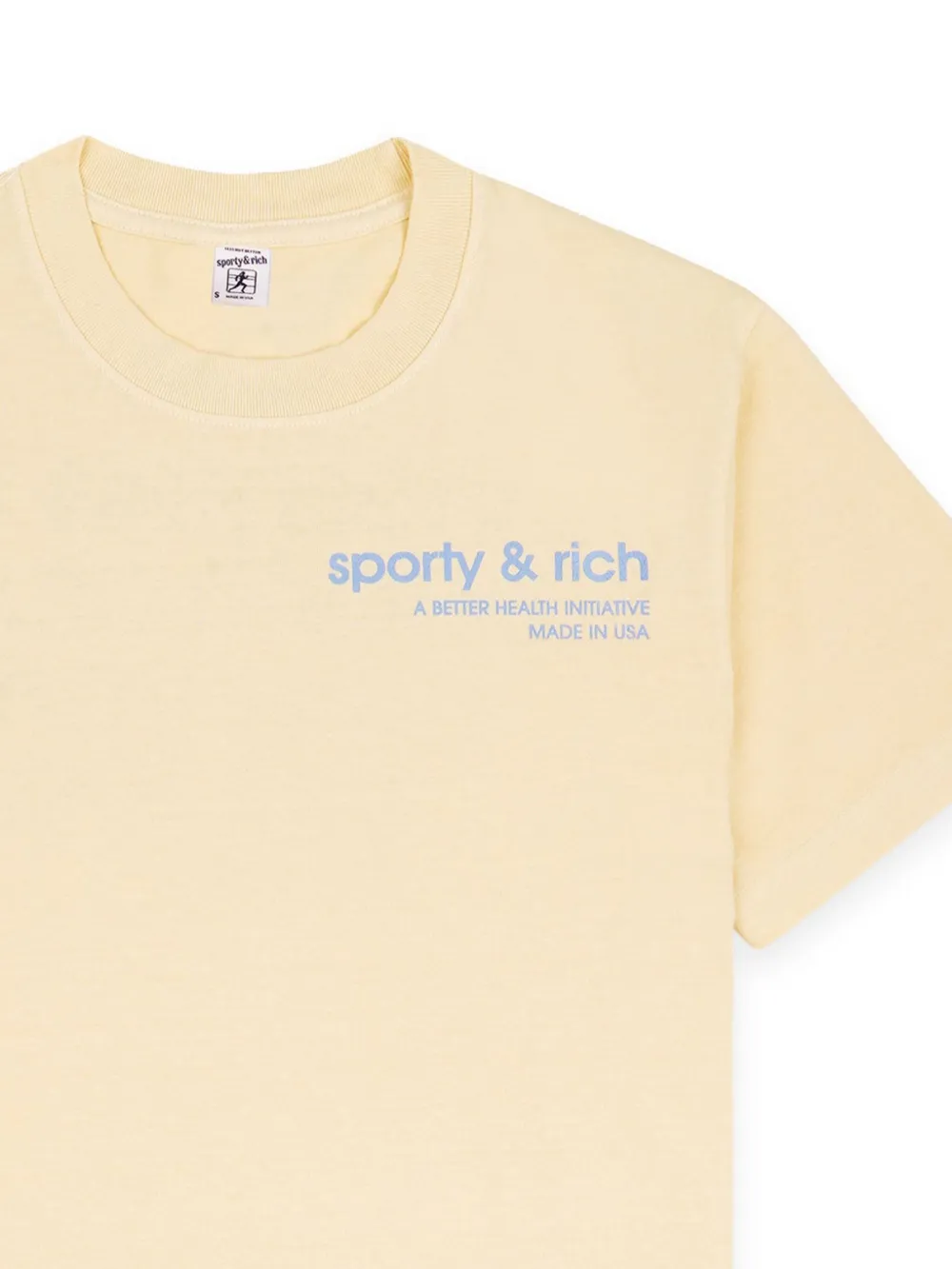 Sporty & Rich T-shirt met print - Geel