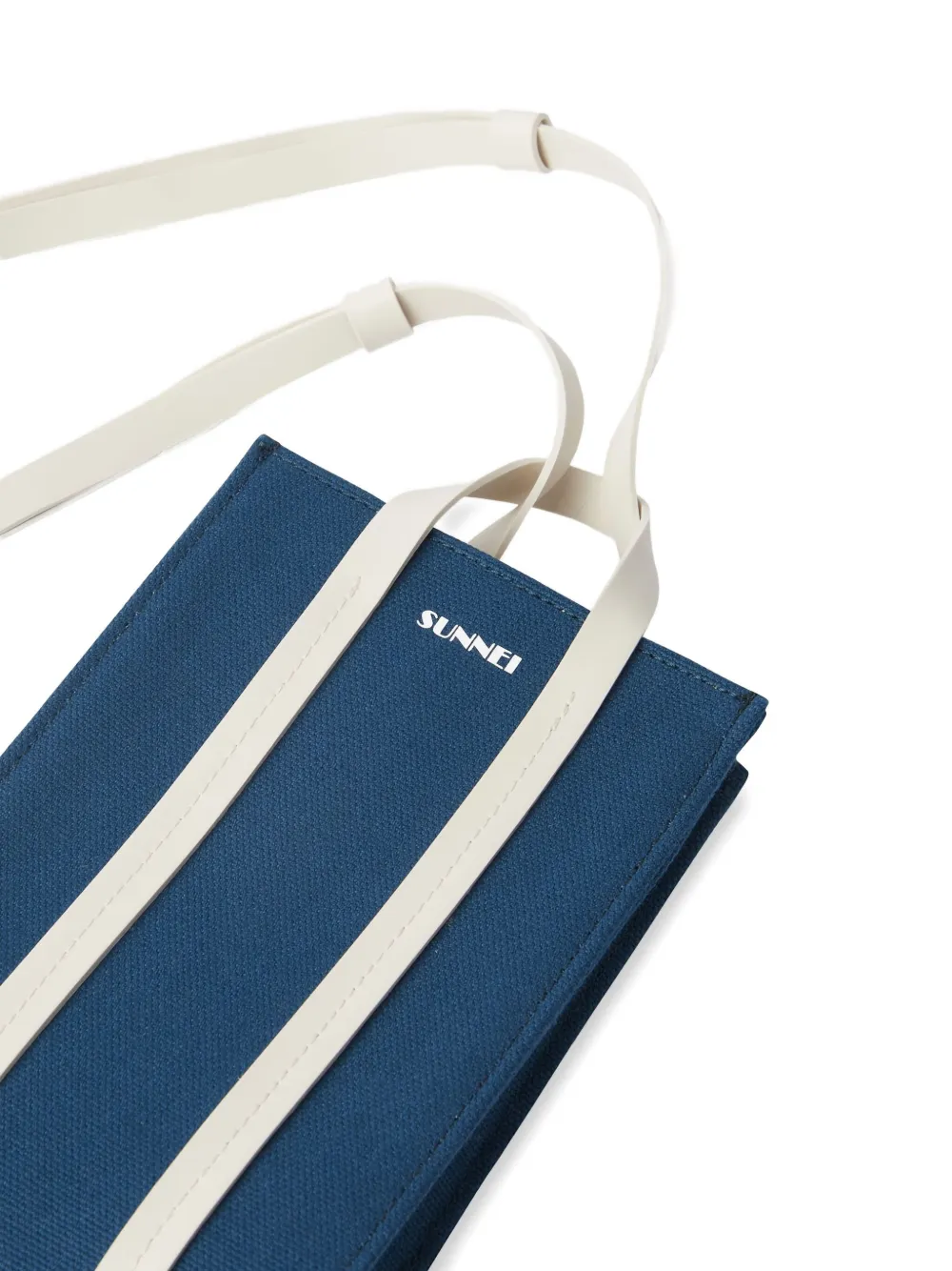 Sunnei Micro Parallelpipedo Shoulder Bag In Blue