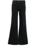 MOTHER The Roller Fray mid-rise bootcut jeans - Black