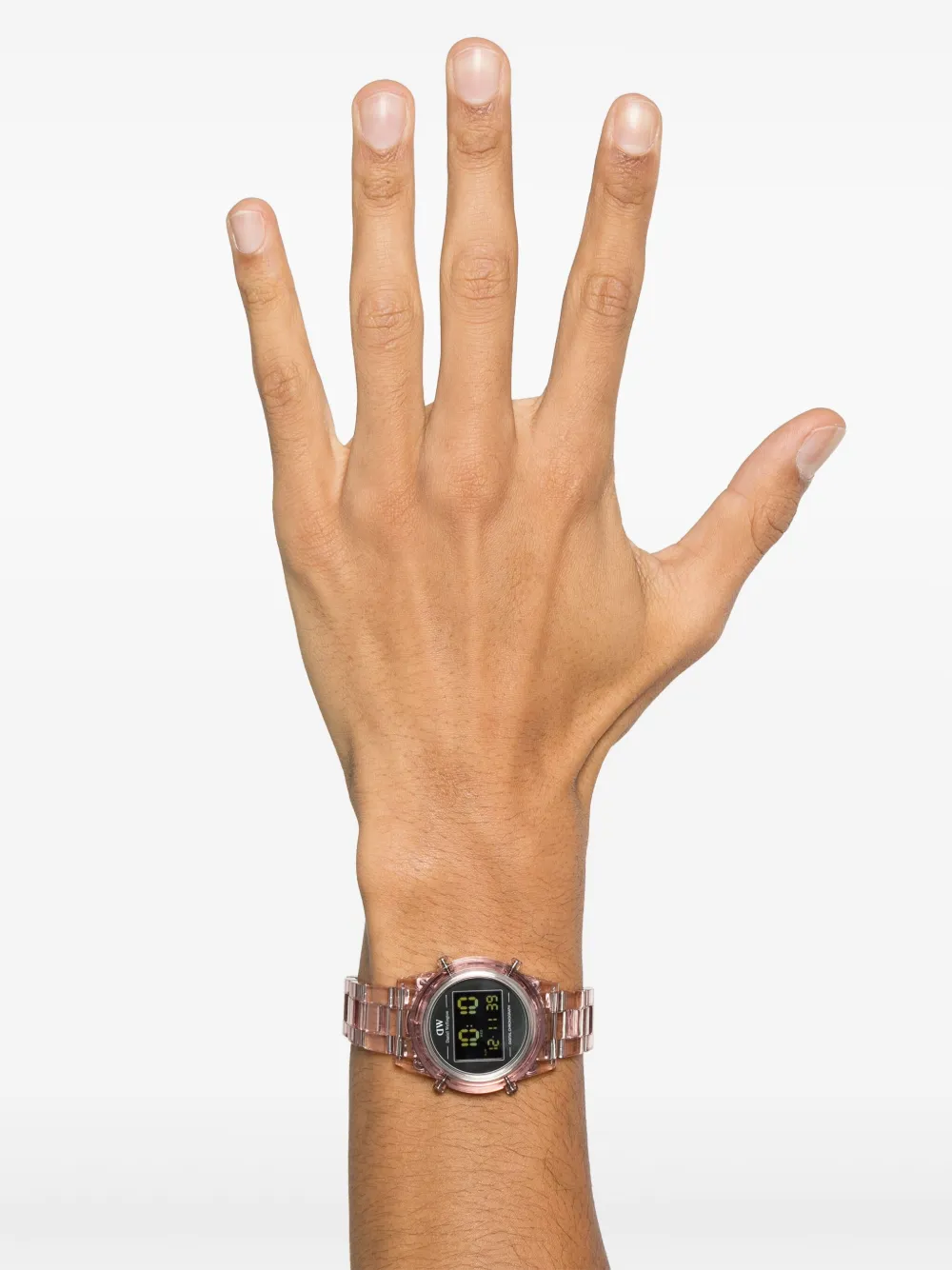 Daniel Wellington Retro digitale 36 mm horloge - Grijs