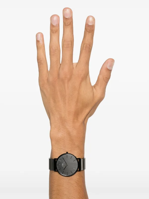 Daniel Wellington Relógio Classic Piano Link Onyx Unitone 40mm