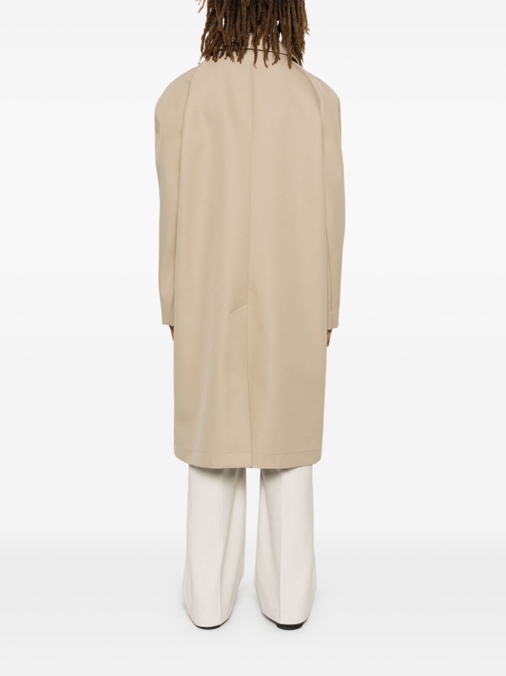 Shop Lemaire Car Coat In Neutrals